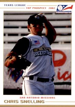 2002 Grandstand Texas League Top Prospects #NNO Chris Snelling Front