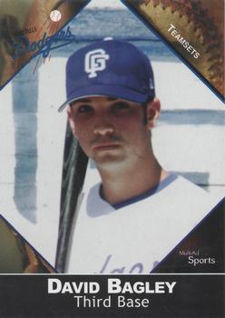 2002 MultiAd Great Falls Dodgers #2 David Bagley Front