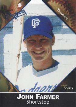 2002 MultiAd Great Falls Dodgers #11 John Farmer Front