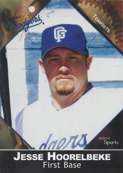 2002 MultiAd Great Falls Dodgers #18 Jesse Hoorelbeke Front