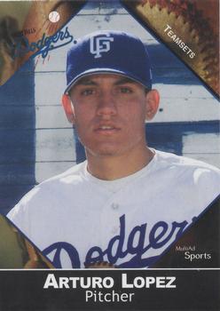 2002 MultiAd Great Falls Dodgers #22 Arturo Lopez Front