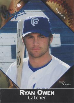 2002 MultiAd Great Falls Dodgers #26 Ryan Owen Front