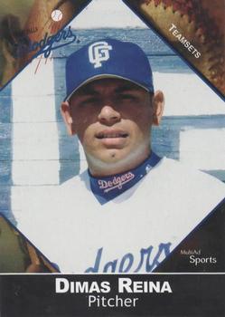 2002 MultiAd Great Falls Dodgers #29 Dimas Reina Front