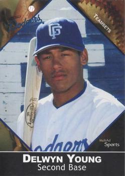2002 MultiAd Great Falls Dodgers #36 Delwyn Young Front