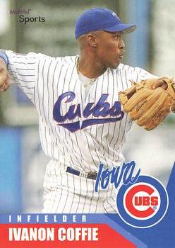 2002 MultiAd Iowa Cubs #7 Ivanon Coffie Front