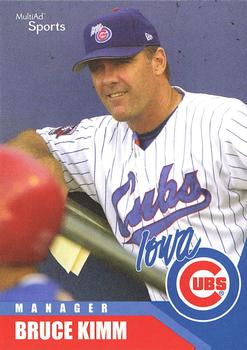 2002 MultiAd Iowa Cubs #27 Bruce Kimm Front
