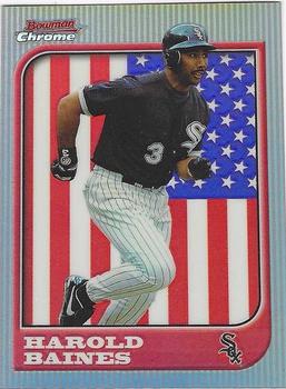 1997 Bowman Chrome - International Refractors #33 Harold Baines Front