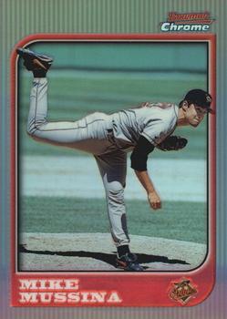 1997 Bowman Chrome - Refractors #35 Mike Mussina Front