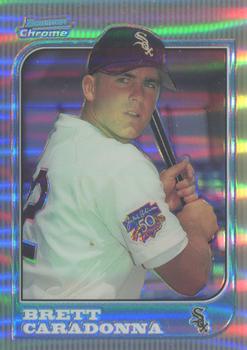 1997 Bowman Chrome - Refractors #285 Brett Caradonna Front