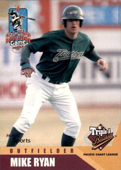 2002 MultiAd Pacific Coast League All-Stars #23 Mike Ryan Front