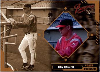 2002 MultiAd Portland Beavers #NNO Roy Howell Front