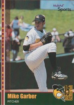 2002 MultiAd South Bend Silver Hawks #4 Mike Garber Front