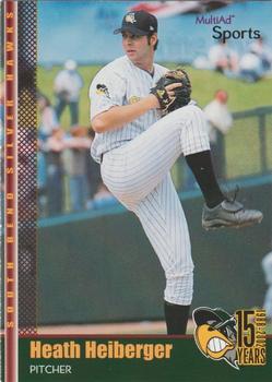 2002 MultiAd South Bend Silver Hawks #6 Heath Heiberger Front