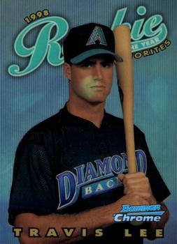 1997 Bowman Chrome - 1998 Rookie of the Year Favorites Refractor #ROY10 Travis Lee Front