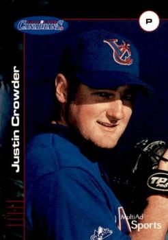 2002 MultiAd Vancouver Canadians #5 Justin Crowder Front