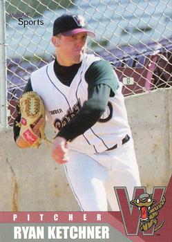 2002 MultiAd Wisconsin Timber Rattlers #13 Ryan Ketchner Front