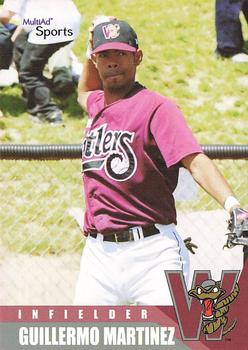 2002 MultiAd Wisconsin Timber Rattlers #14 Guillermo Martinez Front