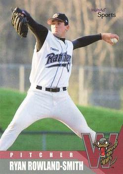 2002 MultiAd Wisconsin Timber Rattlers #19 Ryan Rowland-Smith Front