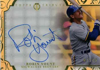 2015 Topps Tribute - Autographs Orange #TA-RY Robin Yount Front
