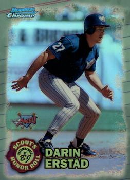 1997 Bowman Chrome - Scout's Honor Roll Refractor #SHR 8 Darin Erstad Front