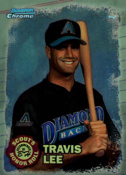 1997 Bowman Chrome - Scout's Honor Roll Refractor #SHR 12 Travis Lee Front