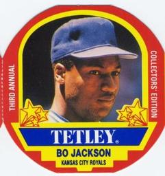 1990 Tetley Tea Discs #5 Bo Jackson Front