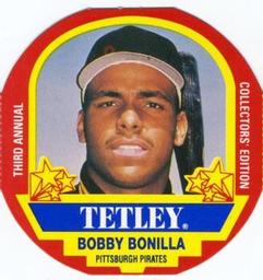 1990 Tetley Tea Discs #11 Bobby Bonilla Front