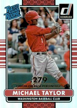 2015 Donruss - Stat Line Career #38 Michael Taylor Front