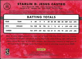 2015 Donruss - Stat Line Career #65 Starlin Castro Back