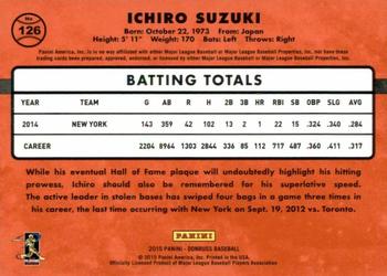 2015 Donruss - Stat Line Career #126 Ichiro Back