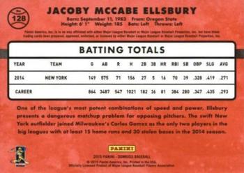 2015 Donruss - Stat Line Career #128 Jacoby Ellsbury Back