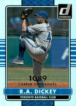2015 Donruss - Stat Line Career #175 R.A. Dickey Front