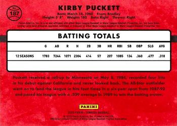 2015 Donruss - Stat Line Career #187 Kirby Puckett Back