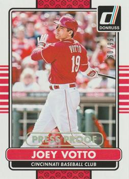 2015 Donruss - Press Proofs Gold #71 Joey Votto Front