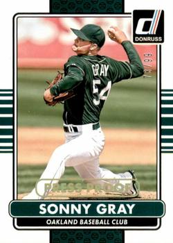 2015 Donruss - Press Proofs Gold #132 Sonny Gray Front