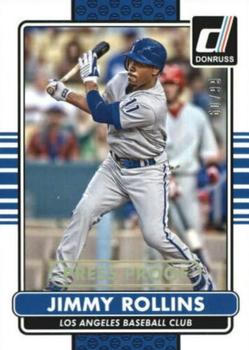 2015 Donruss - Press Proofs Gold #136 Jimmy Rollins Front