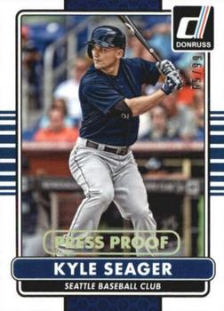 2015 Donruss - Press Proofs Gold #154 Kyle Seager Front