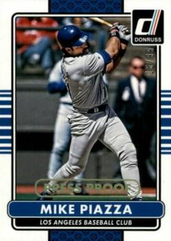 2015 Donruss - Press Proofs Gold #182 Mike Piazza Front