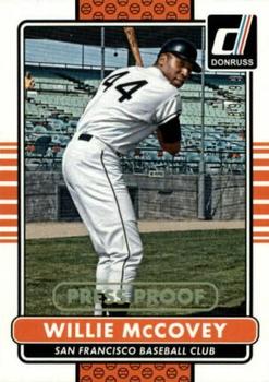 2015 Donruss - Press Proofs Gold #183 Willie McCovey Front