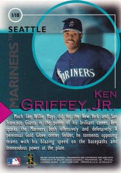 1997 Ultra - Fame Game #1 Ken Griffey, Jr. Back