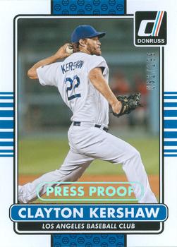 2015 Donruss - Press Proofs Silver #104 Clayton Kershaw Front