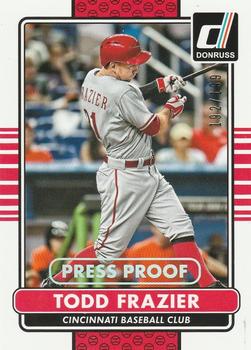2015 Donruss - Press Proofs Silver #72 Todd Frazier Front