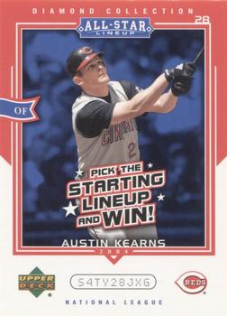 2004 Upper Deck Diamond Collection All-Star Lineup - Game Cards #AS-AK Austin Kearns Front