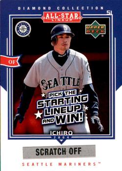 2004 Upper Deck Diamond Collection All-Star Lineup - Game Cards #AS-IS Ichiro Front