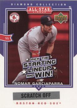 2004 Upper Deck Diamond Collection All-Star Lineup - Game Cards #AS-NG Nomar Garciaparra Front
