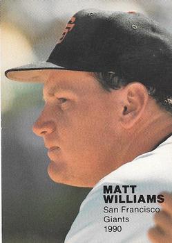 1990 Star Prospects Set Series II (unlicensed) #20 Matt Williams Front