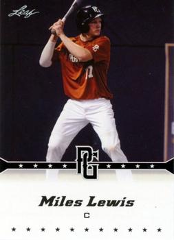 2013 Leaf Perfect Game #100 Miles Lewis Front
