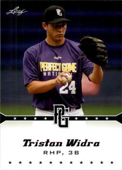 2013 Leaf Perfect Game #155 Tristan Widra Front