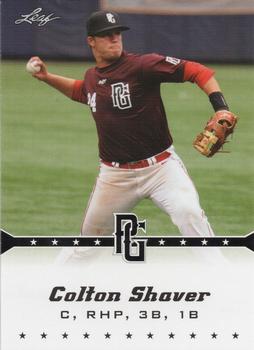 2013 Leaf Perfect Game #243 Colton Shaver Front