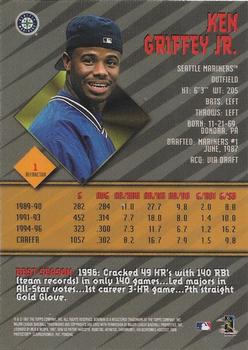 1997 Bowman's Best - Refractors #1 Ken Griffey Jr. Back